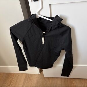 Vuori Black Performance Mock Neck Top